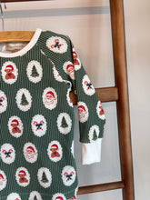 Load image into Gallery viewer, Christmas Organic Cotton Two-Piece Pajama Set - Santa Stripe 2025
