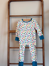 Load image into Gallery viewer, Christmas Lights Organic Cotton 2-Piece Pajama Set
