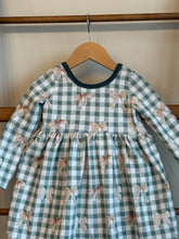 Load image into Gallery viewer, Handmade Vintage Bow Adeline Twirl Dress