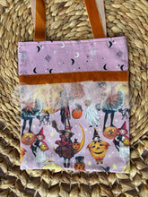 Load image into Gallery viewer, Vintage Pink Boho Halloween Treat Bag