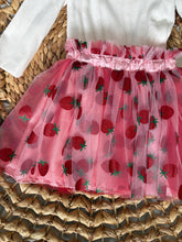 Load image into Gallery viewer, Strawberry Boho Tulle Girls Tutu Skirt