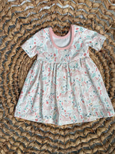 Load image into Gallery viewer, Unicorn Organic Cotton Twirl Dress for Girls