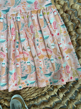 Load image into Gallery viewer, Mermaid Dreams Cotton Adeline Twirl Dress for Girls