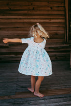 Load image into Gallery viewer, Boho Crystal Magic Organic Cotton Twirl Dress for Girls