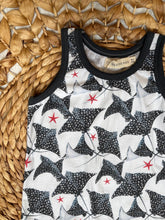 Load image into Gallery viewer, Spotted Eagle Ray Organic Cotton Summer Tank for Kids - Gender Neutral