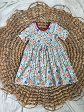 Load image into Gallery viewer, Daisy Cotton Knit Ballet Twirl Dress for Girls - Handmade and Playful
