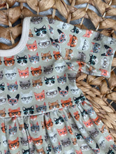 Load image into Gallery viewer, Smarty Cat Organic Cotton Adeline Twirl Dress
