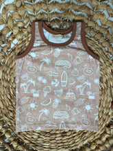 Load image into Gallery viewer, Beach Fun Cotton Knit Summer Tank for Kids - Gender Neutral