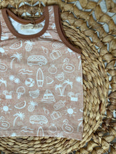 Load image into Gallery viewer, Beach Fun Cotton Knit Summer Tank for Kids - Gender Neutral