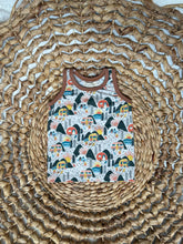 Load image into Gallery viewer, Camping Organic Cotton Tank Top - Gender Neutral Summer Sleeveless Shirt