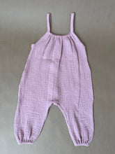 Load image into Gallery viewer, Mauve Muslin Josephine Romper
