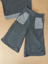 Load image into Gallery viewer, Grey Polka Dot and Stripe Lucy Set
