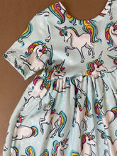 Load image into Gallery viewer, Unicorn Adeline Twirl Dress
