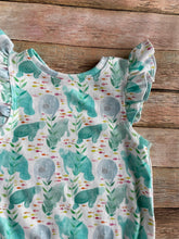 Load image into Gallery viewer, Happy Manatee Organic Cotton Ruffle Bubble Romper - Make to Order
