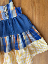 Load image into Gallery viewer, Tiered Ruffle Memory Dress Keepsake Baby Girl: Choose Colors

