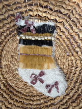Load image into Gallery viewer, It's in the Details Boho Navy Christmas Stocking

