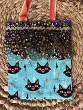 Load image into Gallery viewer, Sparkle Cat Halloween Treat Bag
