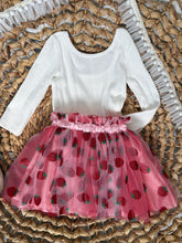 Load image into Gallery viewer, Strawberry Boho Tulle Girls Tutu Skirt
