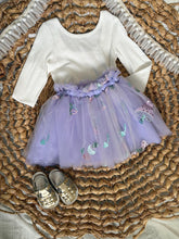 Load image into Gallery viewer, Boho Purple Mushroom Tutu Skirt Girls
