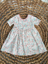 Load image into Gallery viewer, Unicorn Organic Cotton Twirl Dress for Girls
