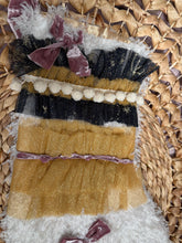 Load image into Gallery viewer, It's in the Details Boho Navy Christmas Stocking

