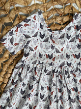 Load image into Gallery viewer, Hen House Bamboo Adeline Twirl Dress for Girls
