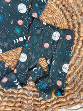 Load image into Gallery viewer, Solstice Solar Space and Constellations Organic Cotton Two-Piece Pajama Set for Kids

