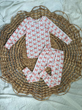 Load image into Gallery viewer, Crabby Two-Piece Cotton Knit Pajama Set for Kids- Handmade
