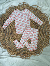 Load image into Gallery viewer, Crabby Two-Piece Cotton Knit Pajama Set for Kids- Handmade
