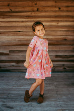 Load image into Gallery viewer, Pink Chickens Adeline Twirl Dress
